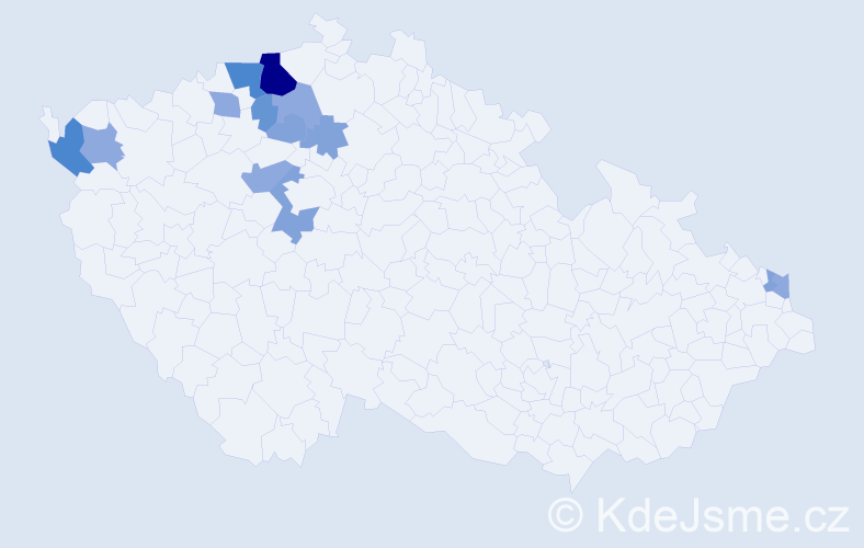 Příjmení: 'Sitai', počet výskytů 32 v celé ČR