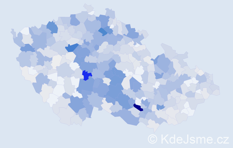 Příjmení: 'Adamová', počet výskytů 2386 v celé ČR