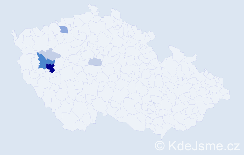 Příjmení: 'Willová', počet výskytů 20 v celé ČR