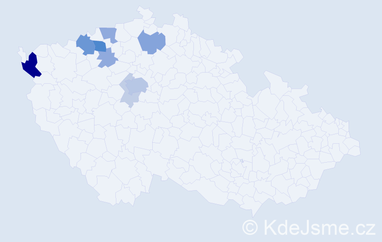 Příjmení: 'Opeltová', počet výskytů 28 v celé ČR