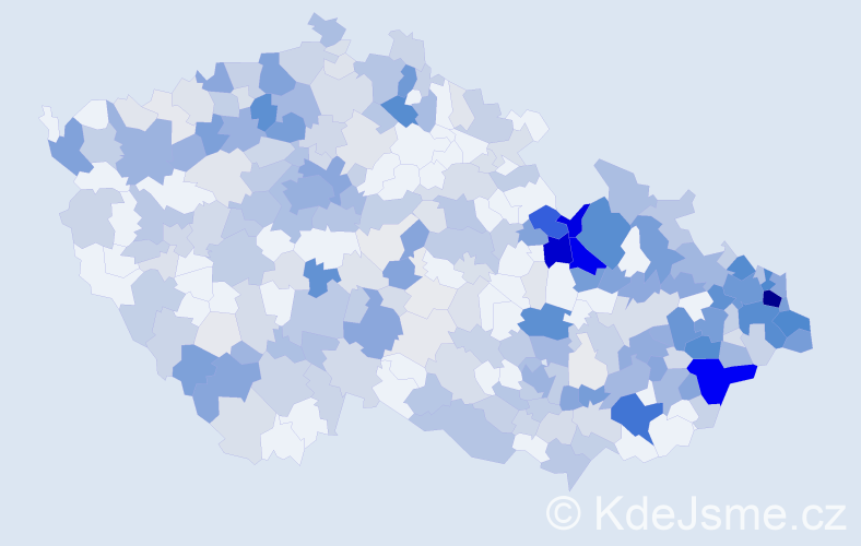 Příjmení: 'Mikula', počet výskytů 1449 v celé ČR