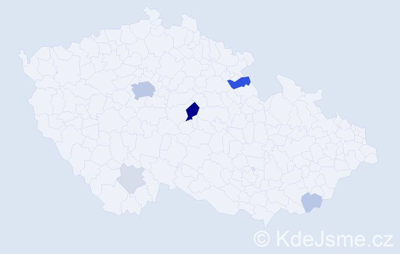 Příjmení: 'Cunningham', počet výskytů 20 v celé ČR