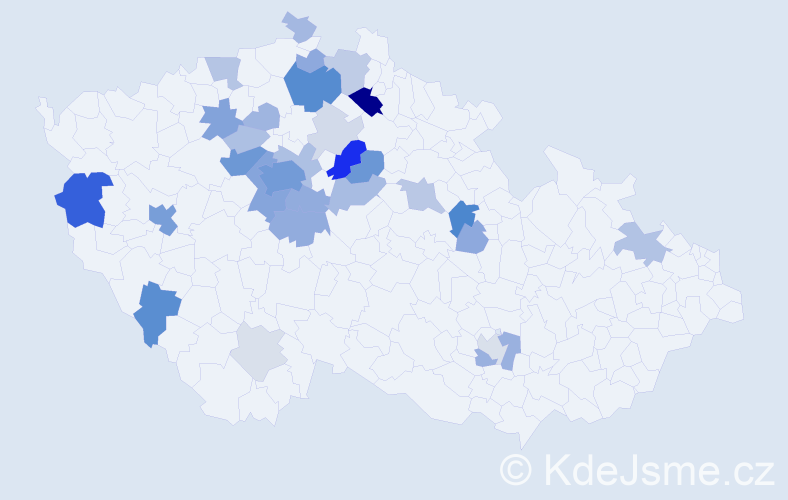 Příjmení: 'Melíšková', počet výskytů 114 v celé ČR