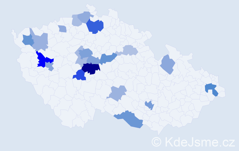 Příjmení: 'Phillips', počet výskytů 49 v celé ČR