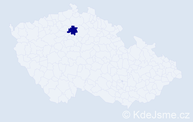 Příjmení: '"Šimůnková-Křtěnová"', počet výskytů 1 v celé ČR