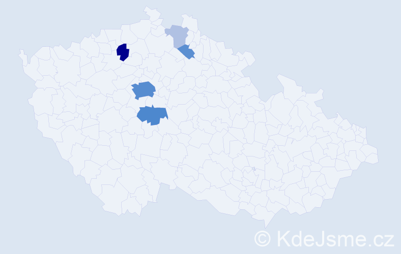 Příjmení: 'Dordyak', počet výskytů 28 v celé ČR