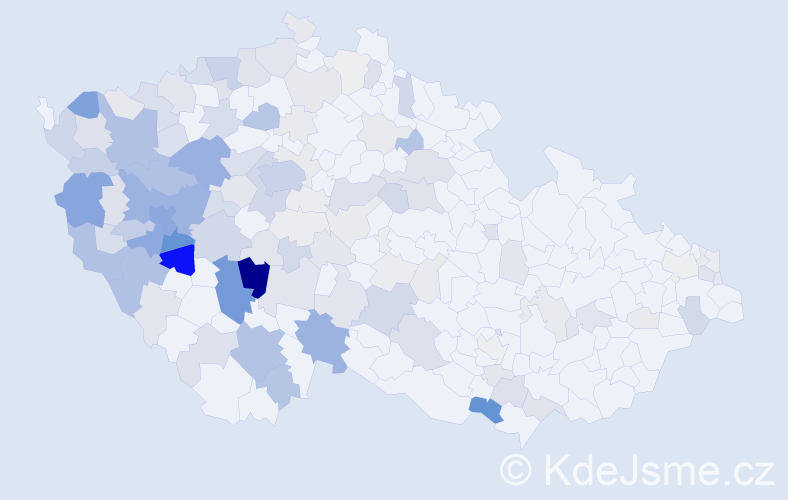 Příjmení: 'Řežábková', počet výskytů 474 v celé ČR