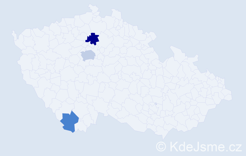 Příjmení: 'Drebitková', počet výskytů 6 v celé ČR