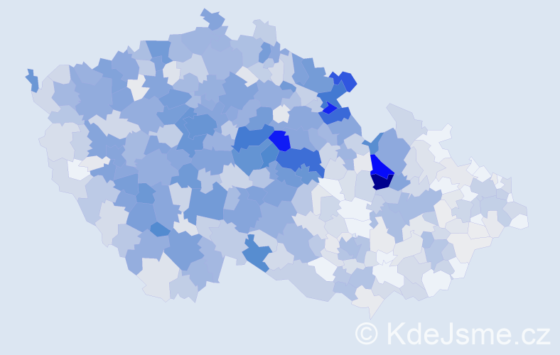 Příjmení: 'Linhart', počet výskytů 3217 v celé ČR