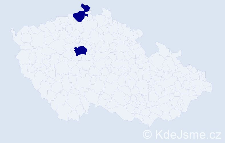 Příjmení: 'Rohrböcková', počet výskytů 3 v celé ČR
