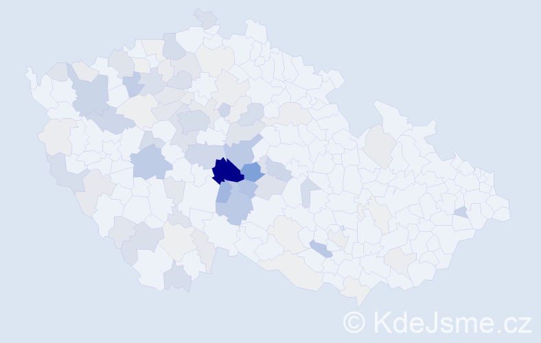 Příjmení: 'Vošická', počet výskytů 312 v celé ČR