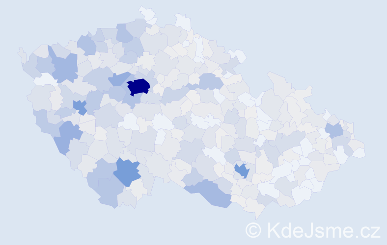 Příjmení: 'Bauer', počet výskytů 2274 v celé ČR