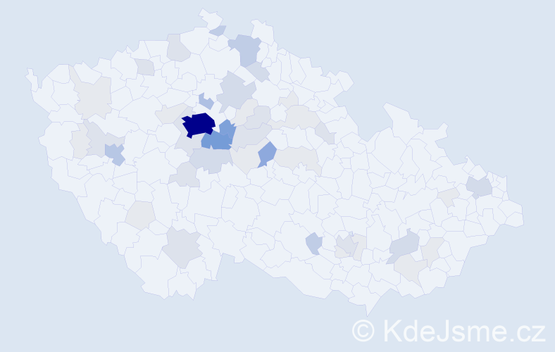 Příjmení: 'Susová', počet výskytů 168 v celé ČR