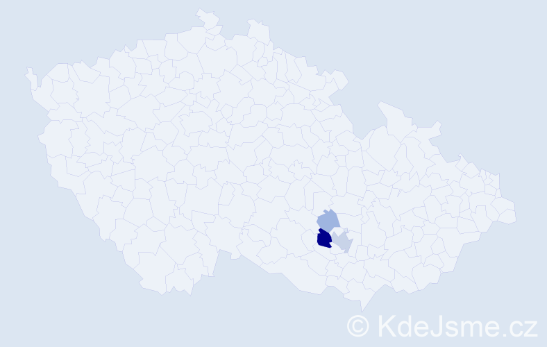 Příjmení: 'Landauf', počet výskytů 10 v celé ČR