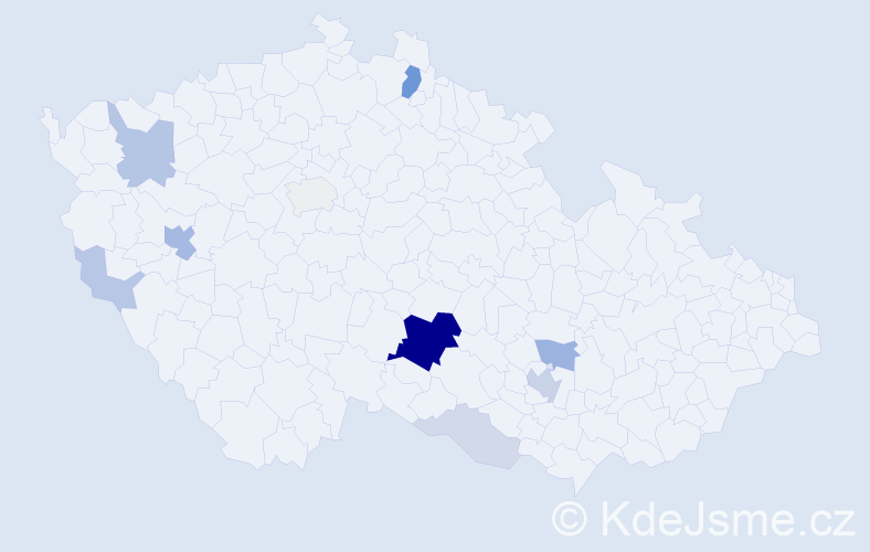 Příjmení: 'Krainer', počet výskytů 36 v celé ČR