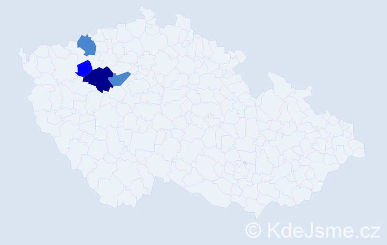 Příjmení: 'Cibulská', počet výskytů 11 v celé ČR