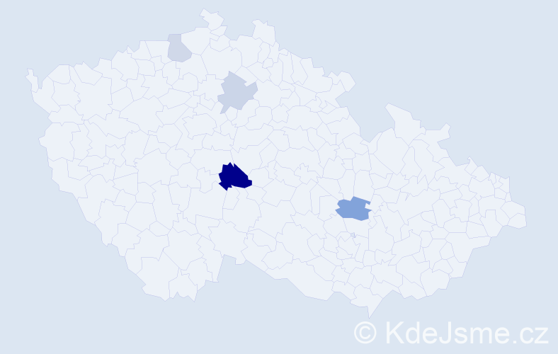 Příjmení: 'Stocker', počet výskytů 8 v celé ČR