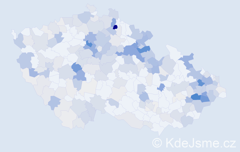Příjmení: 'Fabián', počet výskytů 902 v celé ČR