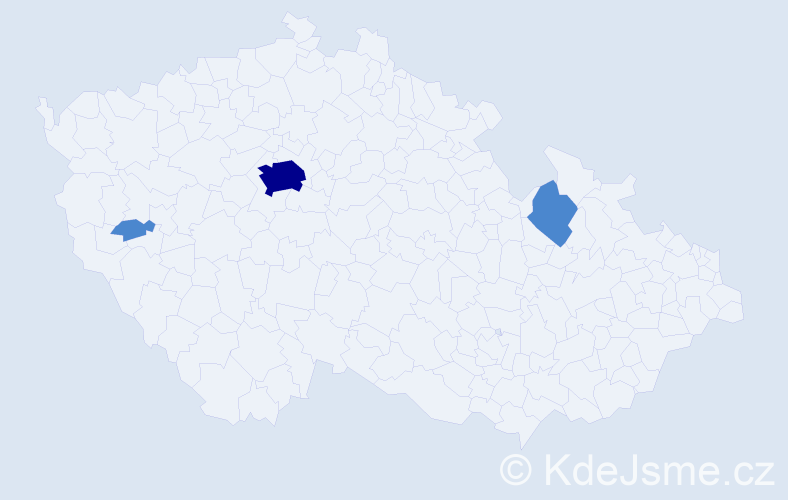 Příjmení: 'Myshchenko', počet výskytů 5 v celé ČR