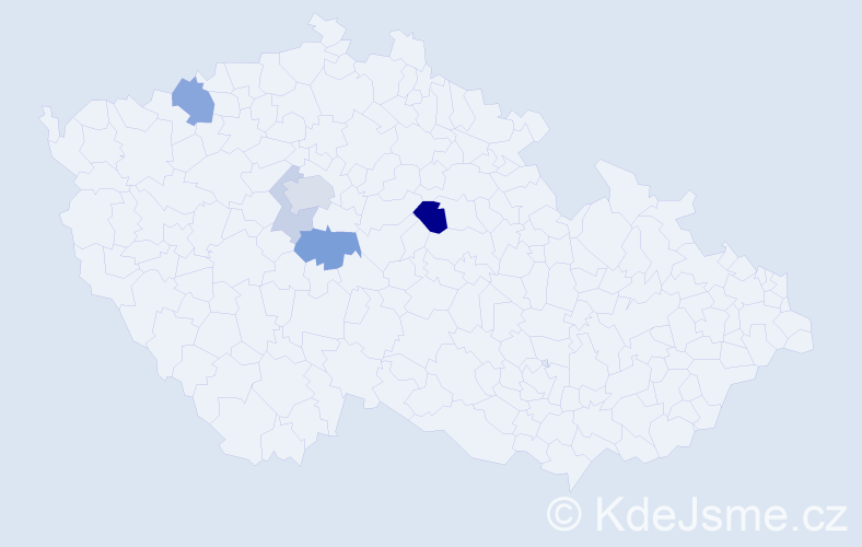 Příjmení: 'Plháčková', počet výskytů 12 v celé ČR
