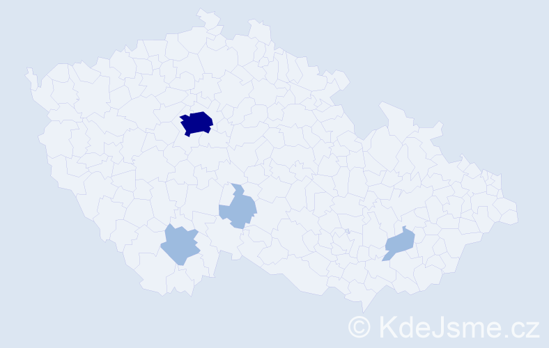 Příjmení: 'Lokobauerová', počet výskytů 7 v celé ČR