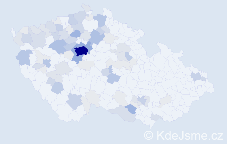 Příjmení: 'Štrosová', počet výskytů 289 v celé ČR