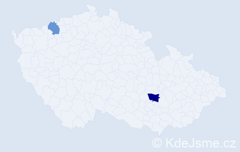 Příjmení: 'Dorjdamba', počet výskytů 3 v celé ČR