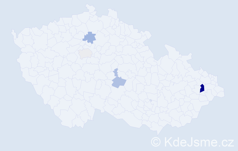 Příjmení: 'Lénert', počet výskytů 9 v celé ČR