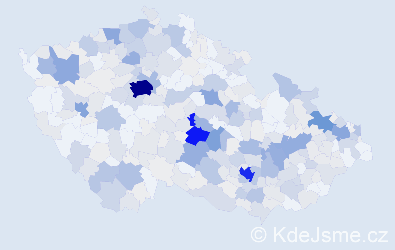 Příjmení: 'Klementová', počet výskytů 1545 v celé ČR