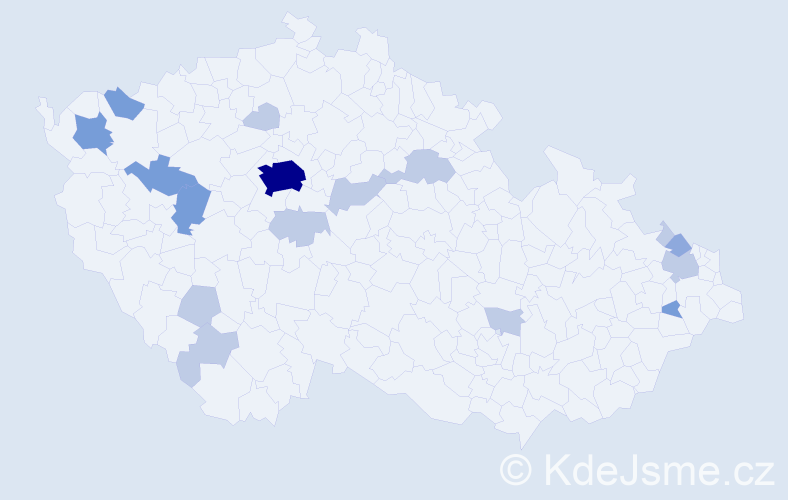 Příjmení: 'Niklas', počet výskytů 36 v celé ČR