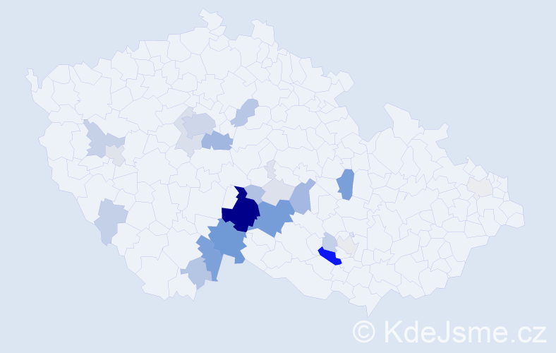 Příjmení: 'Aldorf', počet výskytů 98 v celé ČR