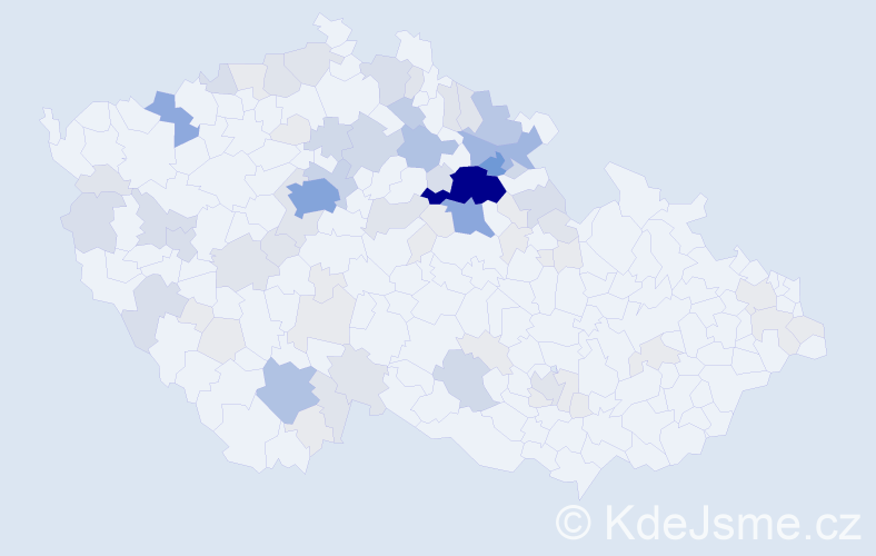Příjmení: 'Voltr', počet výskytů 265 v celé ČR