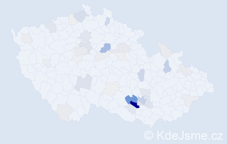 Příjmení: 'Rosendorf', počet výskytů 153 v celé ČR