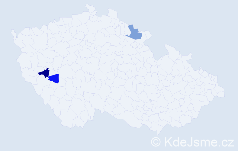 Příjmení: 'Šlehover', počet výskytů 11 v celé ČR