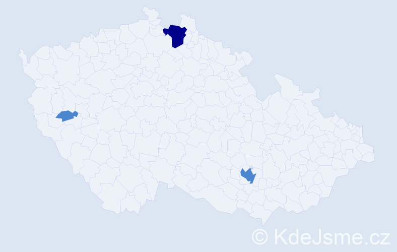 Příjmení: 'Schmidbauer', počet výskytů 8 v celé ČR