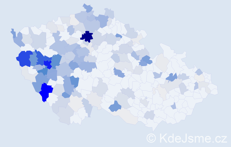 Příjmení: 'Honzík', počet výskytů 576 v celé ČR