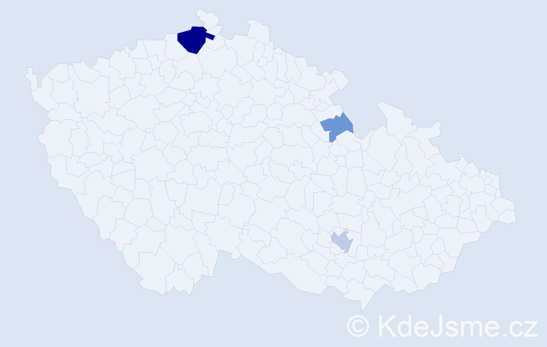 Příjmení: 'Ohnesorge', počet výskytů 9 v celé ČR