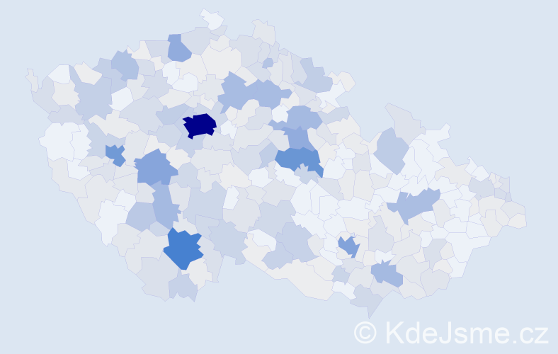 Příjmení: 'Dubský', počet výskytů 1402 v celé ČR