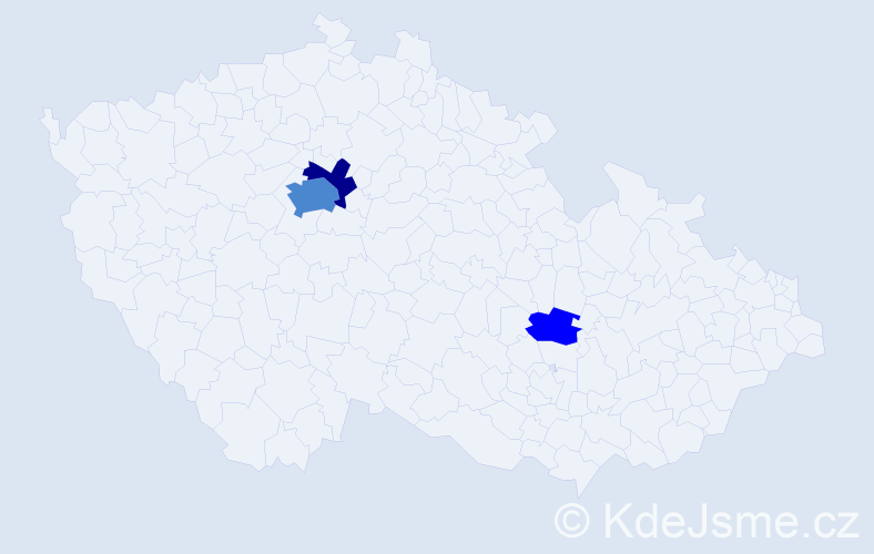 Příjmení: 'Matijko', počet výskytů 6 v celé ČR