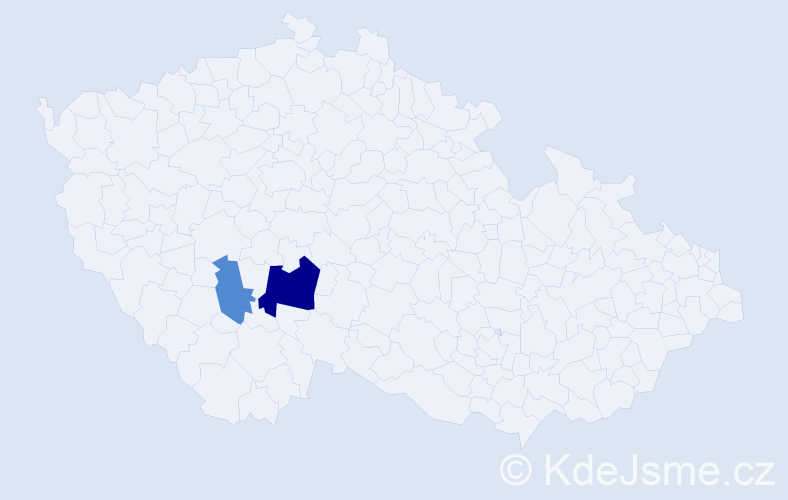 Příjmení: 'Matušicová', počet výskytů 4 v celé ČR