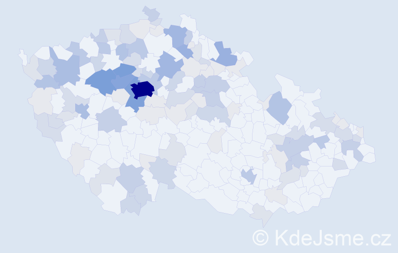 Příjmení: 'Miller', počet výskytů 402 v celé ČR