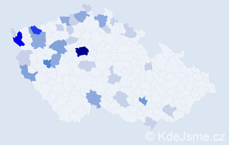 Příjmení: 'Tran Quang', počet výskytů 74 v celé ČR