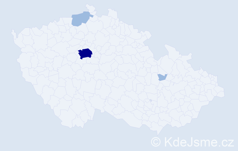 Příjmení: 'Lejko', počet výskytů 7 v celé ČR