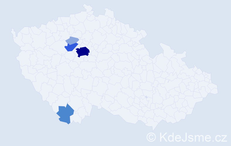 Příjmení: 'Leffner', počet výskytů 11 v celé ČR