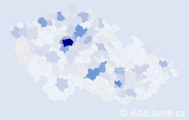 Příjmení: 'Boháček', počet výskytů 923 v celé ČR