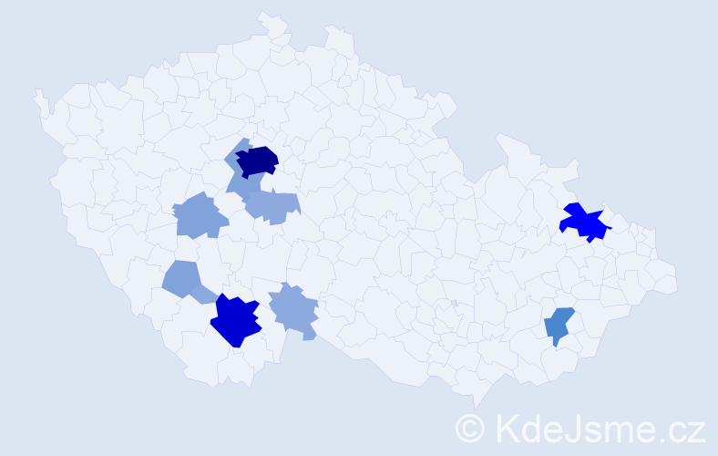 Příjmení: 'Votánková', počet výskytů 34 v celé ČR