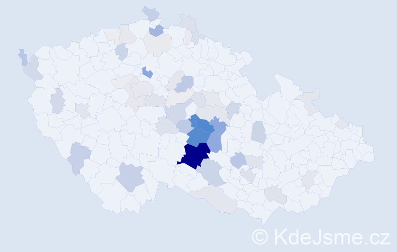 Příjmení: 'Vomela', počet výskytů 230 v celé ČR