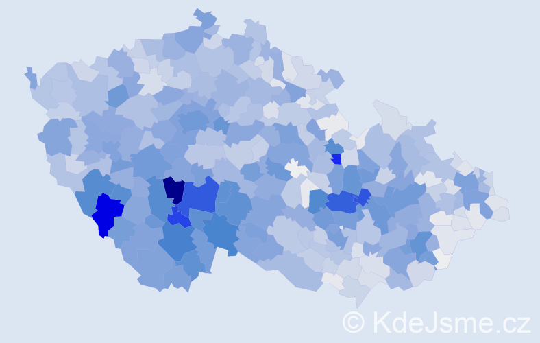 Příjmení: 'Kolářová', počet výskytů 8772 v celé ČR