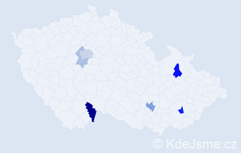 Příjmení: '"Da Costa"', počet výskytů 15 v celé ČR