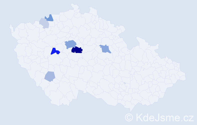 Příjmení: 'Lancingerová', počet výskytů 41 v celé ČR